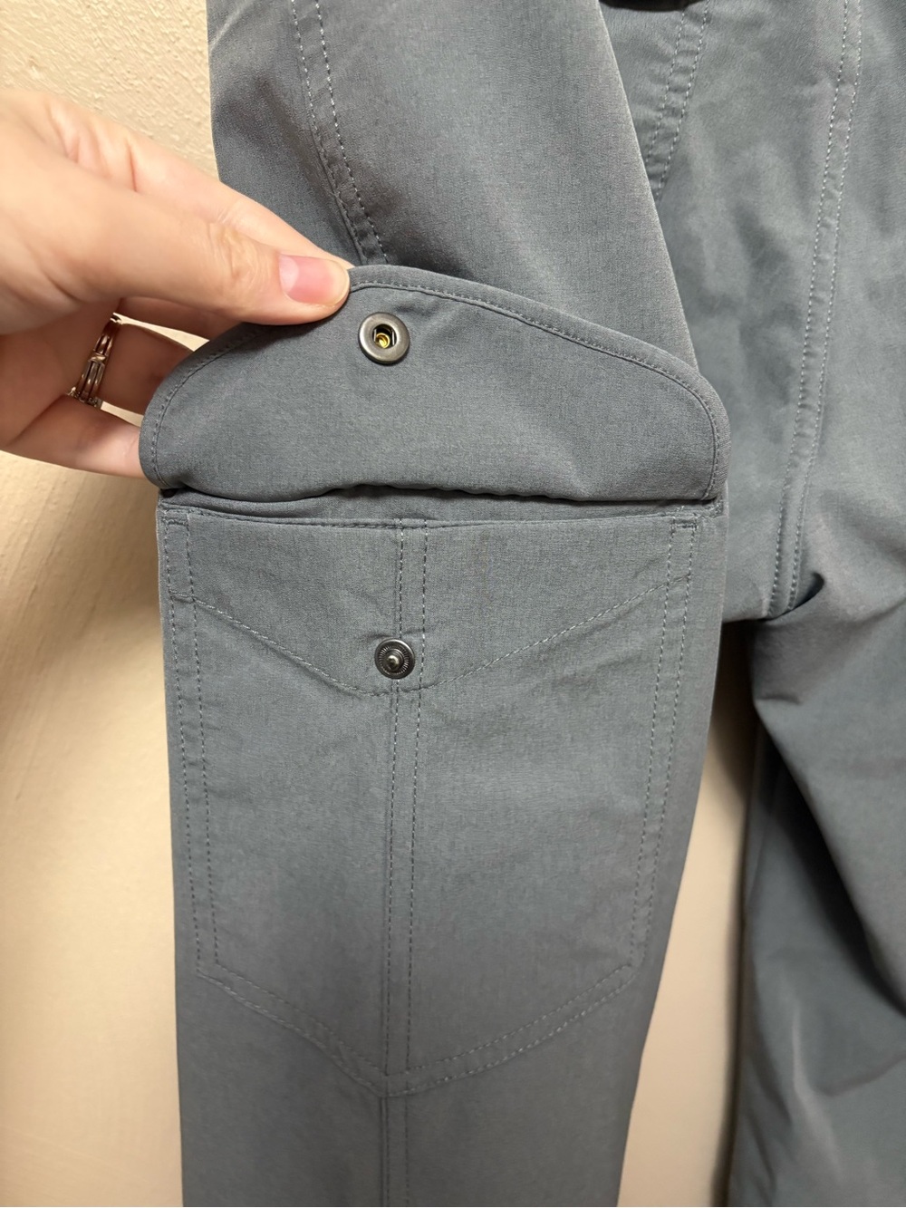 Kuhl Freeflex Roll-Up Pant Gray Grey Size 12 Regular - Picture 10 of 15